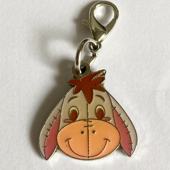 Vintage Disney Winnie The Pooh Tigger Eeyore 6 Clip On Charms Purse Zipper Pull - Picture 6 of 11